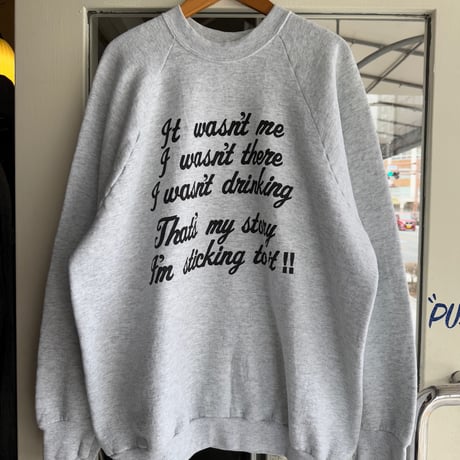 90's USA製FRUIT OF THE LOOM プリントスウェット XL