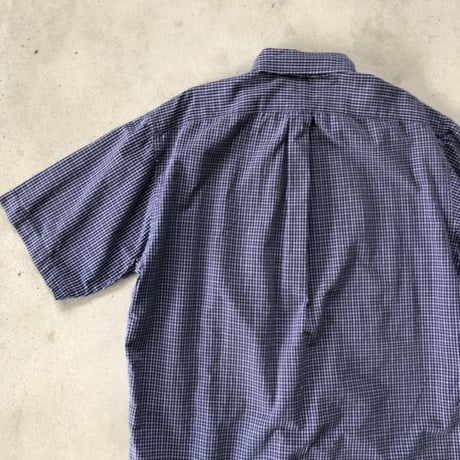 Ralph Lauren半袖チェックシャツ BLARE
