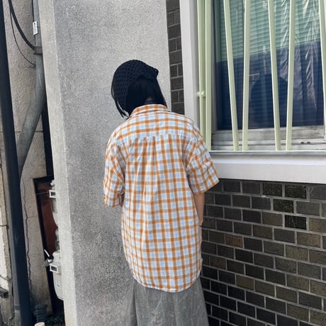 TOMMY HILFIGER 半袖チェックシャツ