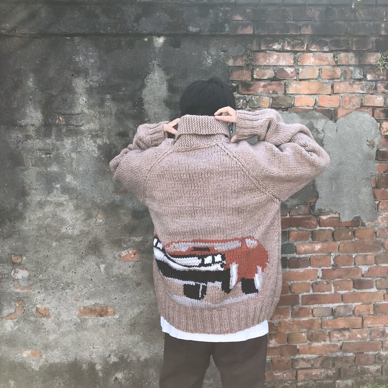 Vintage カウチンカーディガン 車 ショールカラー | CUSTOM FEVER