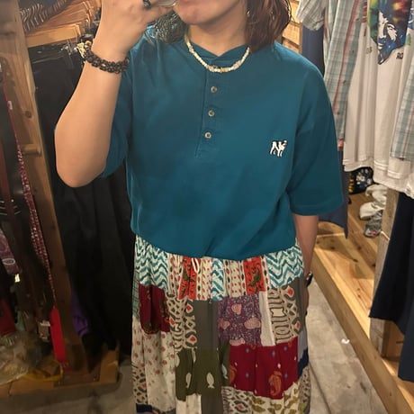 BIG DOGS ヘンリーネックTシャツ