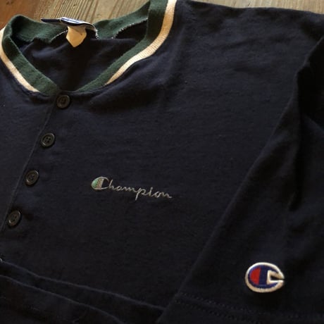90's-00's CHMAPION ヘンリーネック