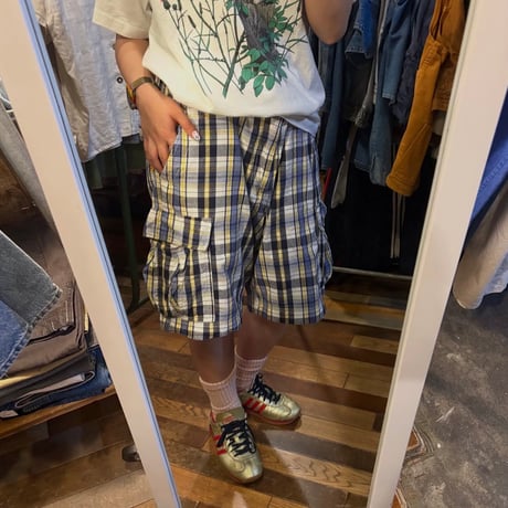 POLO JEANS COMPANY チェックカーゴショーツ