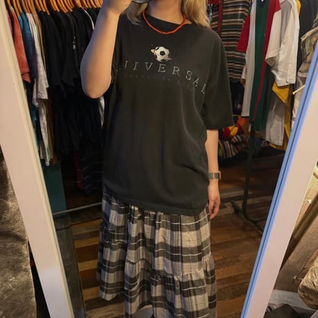 90s UNIVERSAL "Soccer Is Life" Tシャツ