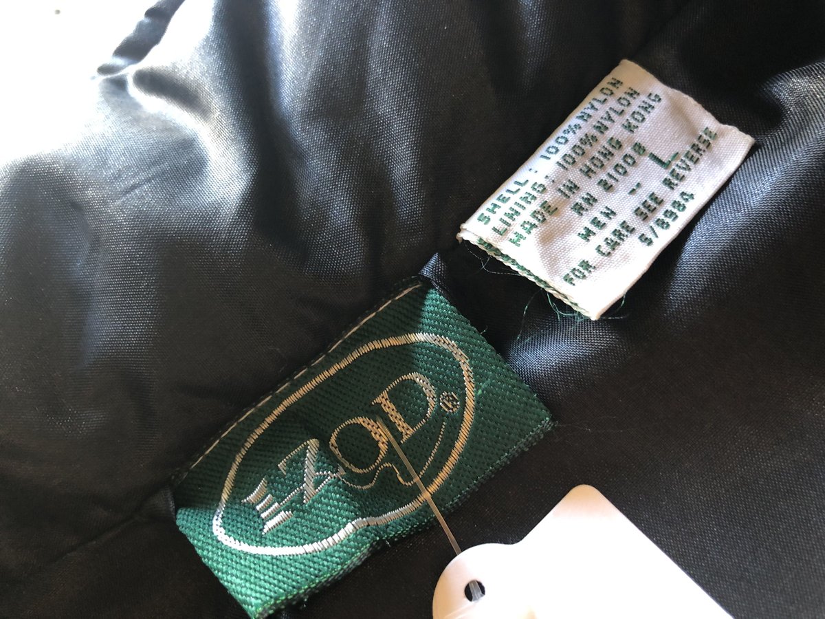 IZOD ナイロンジャケット 黒 | CUSTOM FEVER