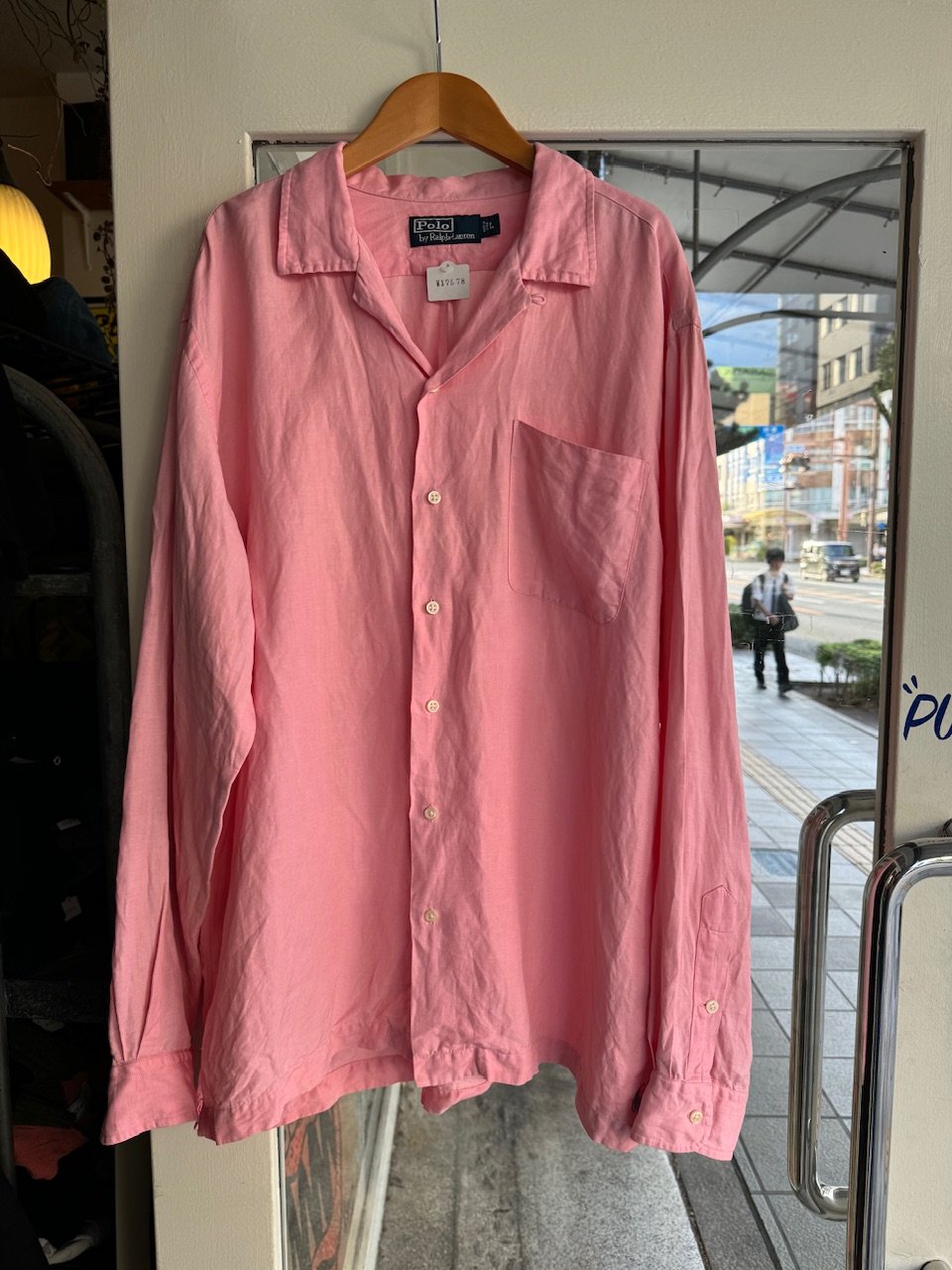 Ralph Lauren リネンシルク オープンカラーシャツ | CUSTOM FEVER