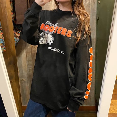 USA製HOOTERSボトルネックロンT