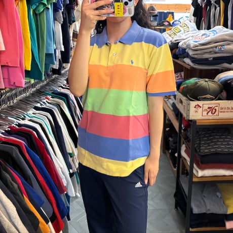 Polo Ralph Lauren 太ボーダーポロシャツ