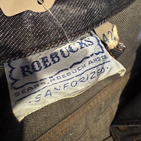 70’s〜ROEBUCKS バッドダイデニムジャケット