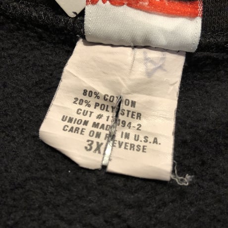 USA製 黒無地スウェットXXXL