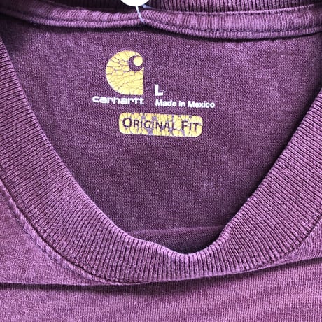 Carhartt ワンポイントポケT  エンジL