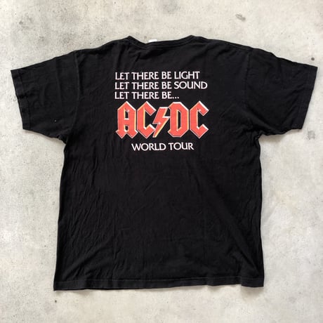 00's AC/DC ワールドツアーTシャツ