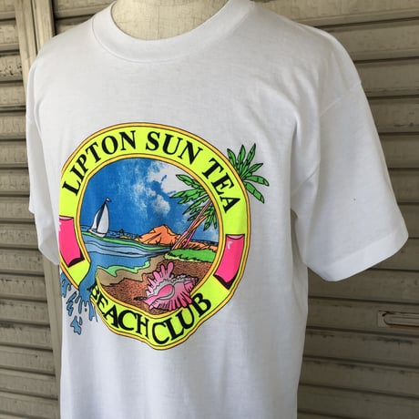 〜90's LIPTON SUN TEA BEACH CLUB Tシャツ