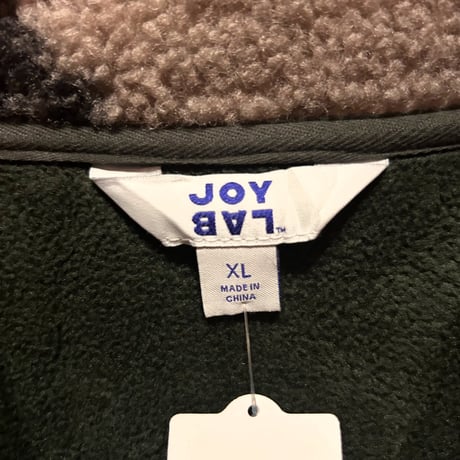 JOY LAB 総柄ボアハーフジッププルオーバー