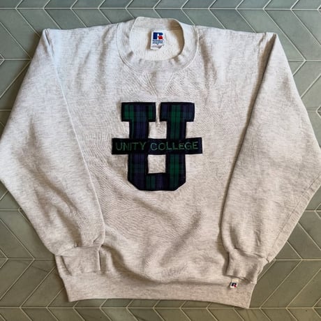 90s USA製 Russell ワッペンスウェット