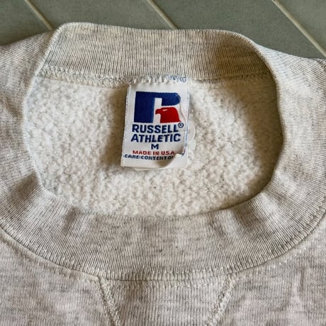 90s USA製 Russell ワッペンスウェット