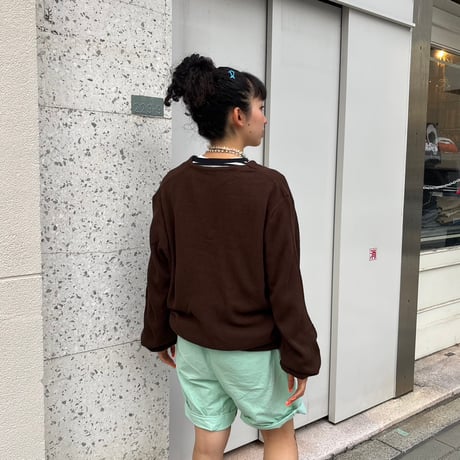 Jantzen USA製　アクリルVネックニット