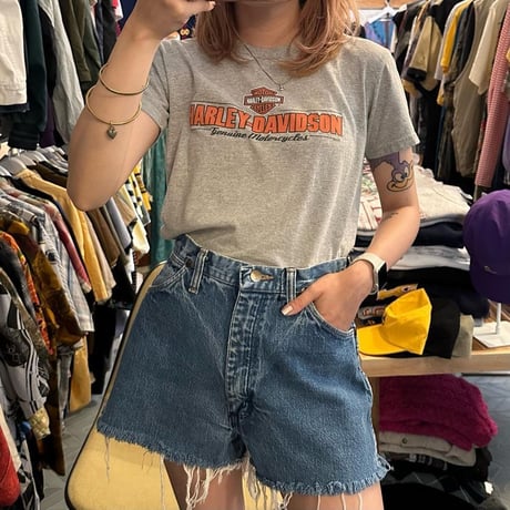 ハーレーショート丈Tシャツ⚡️