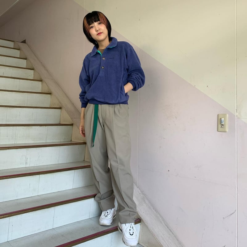 レア　プリーツプリーズ　コットンミックス青系　お洒落な変形襟　羽織ジャケット美品 イッセイミヤケ(ISSEY MIYAKE)|プリーツ変形デザインジャケット