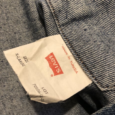 Levi's70506デニムジャケット  XL
