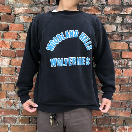 80's WOODLAND HILLS WOLVERINESスウェット