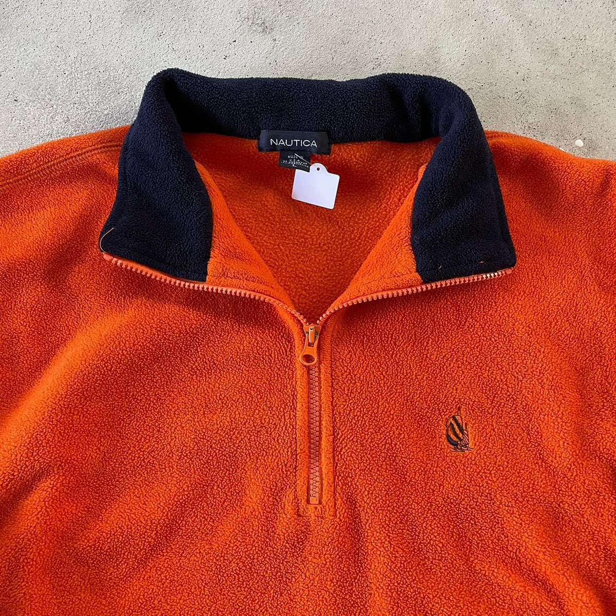 USA製NAUTICAハーフジップフリース | CUSTOM FEVER
