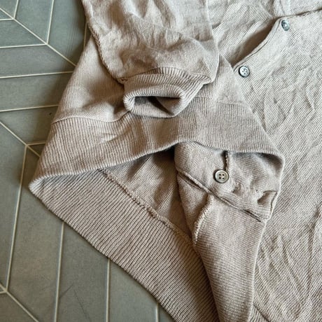 90s LACOSTE アクリルカーディガン