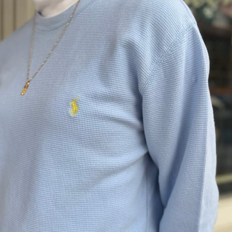 POLO ワンポイントサーマルロンT