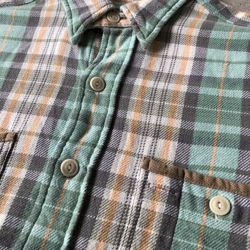 激レア✨ポロカン チンスト付きネルシャツ バッファローチェック L相当 fit=scale-down,w=1200