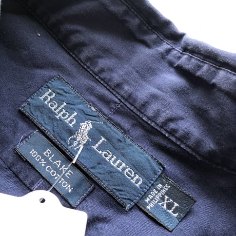 Ralph Lauren 半袖無地シャツ 〝BLAKE〟XL