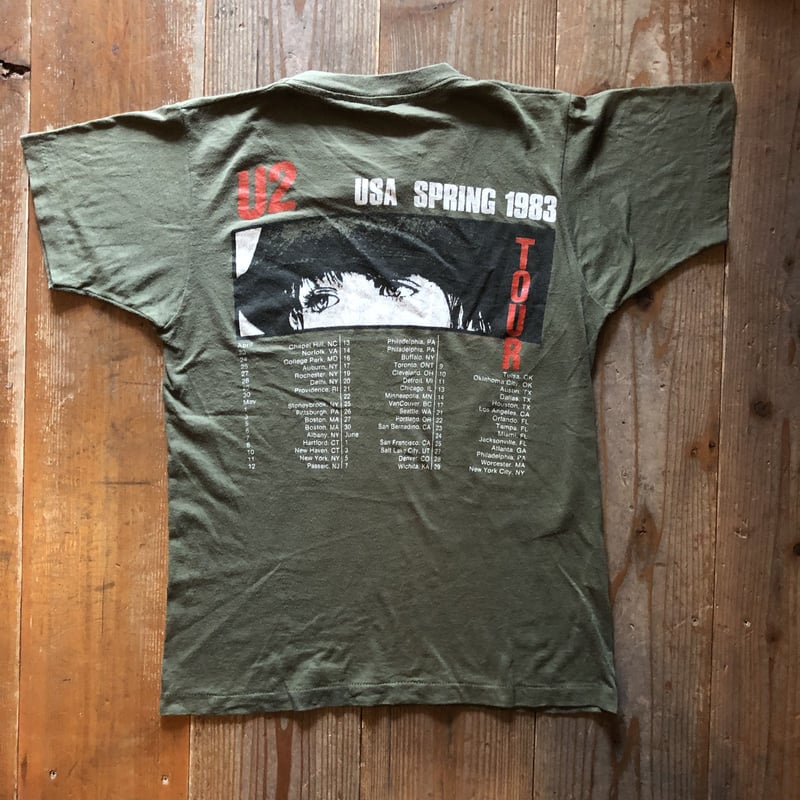 80年代 U2 バンドT US TOUR 1983 | CUSTOM FEVER 80年代 U2 バンドT US TOUR 1983 | CUSTOM FEVER