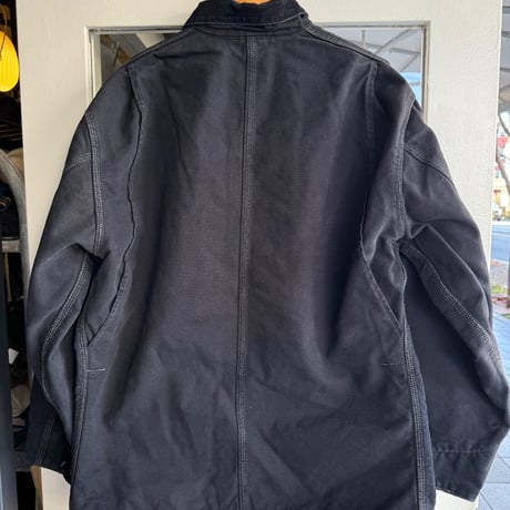 Carhartt 裏ブランケットカバーオール  後染めブラック