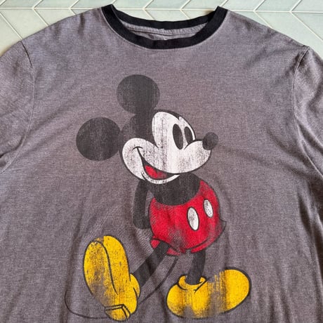 ミッキー リンガーTシャツ