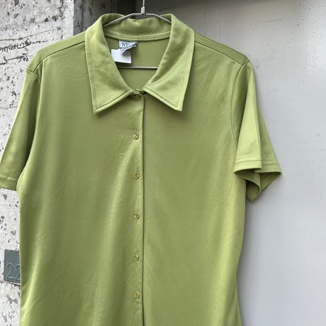無地シャツブラウス　USA製