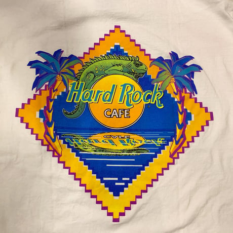 Hard Rock cafe 両面プリントTシャツ カメレオン