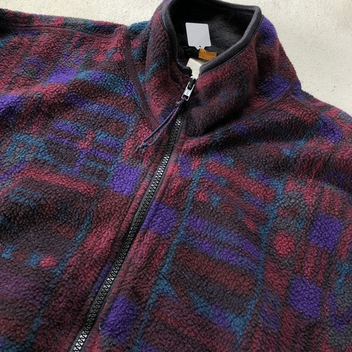 総柄 ハーフジップフリース REI | CUSTOM FEVER