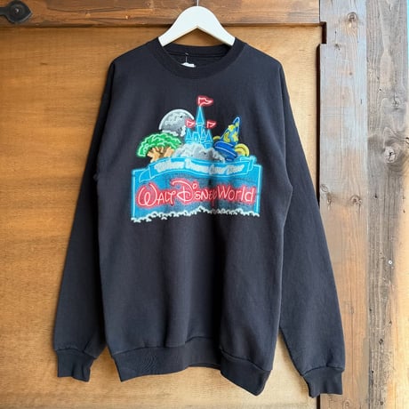 Disney ネオンプリントスウェット