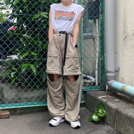 USA製Harley-DavidsonノースリーブTシャツ