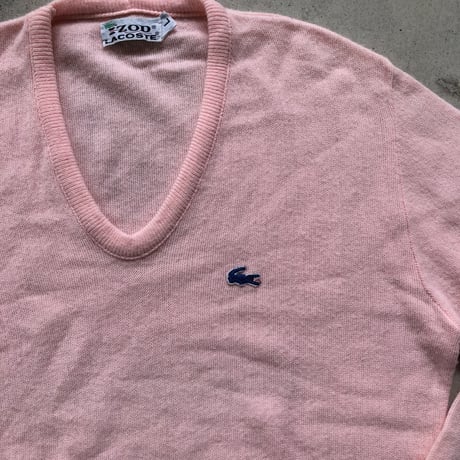 LACOSTE  アクリルニット ピンク