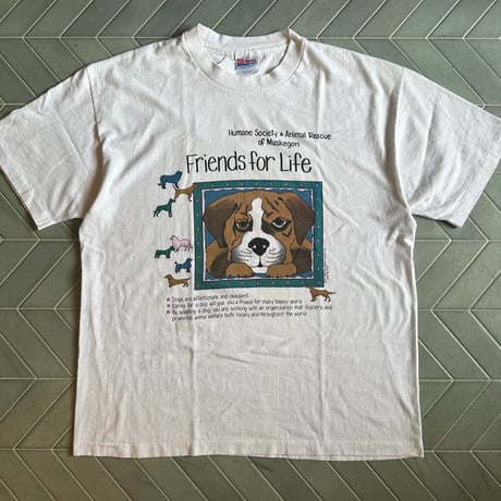 90s USA製 わんちゃんTシャツ