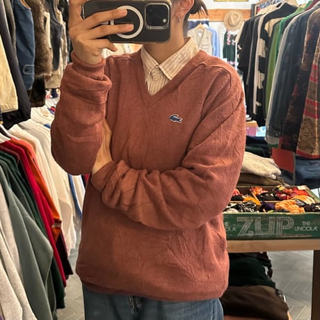 70〜80s IZOD LACOSTE アクリルニット