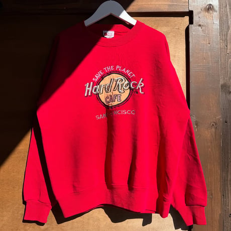 80s USA製 Hard Rock Cafe ロゴスウェット