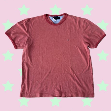 TOMMY HILFIGER リンガーTシャツ