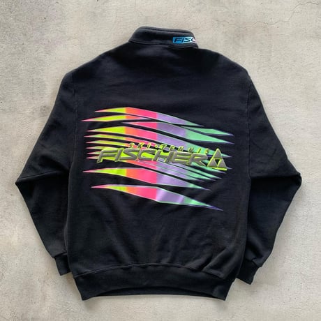 USA製FISCHERハーフジップスウェット