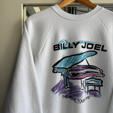 80's "BILLY JOEL" The Bridge Tour 1986/87プリントスウェット  XL