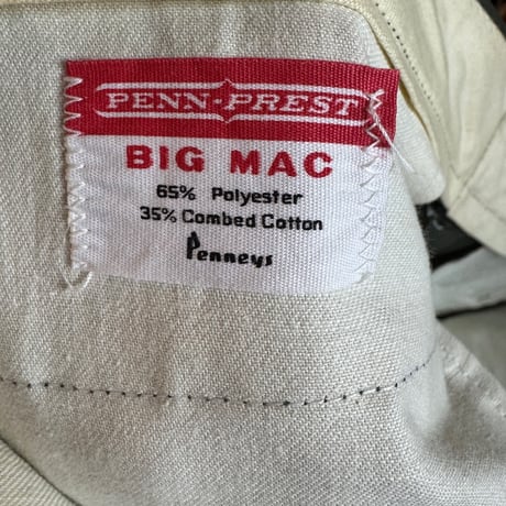 70's BIG MAC ワークパンツ ワンウォッシュ W32程度