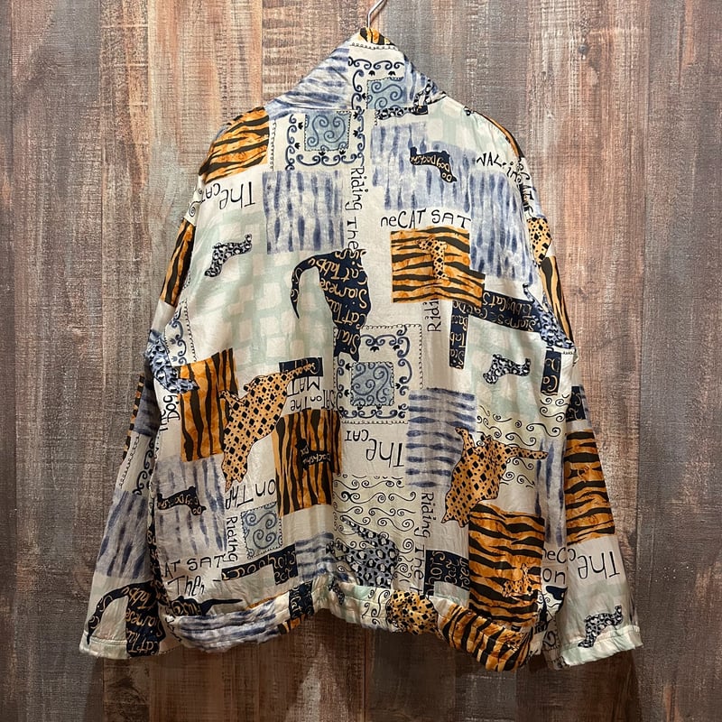 fashion monster　ジャージージャケット　チドリ柄 チドリテーラーカラージャケット - 【シサム工房 公式