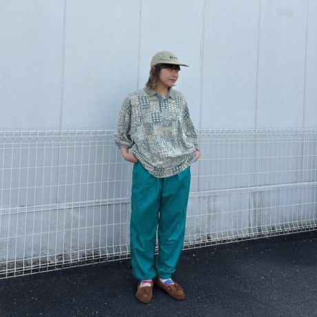 BUGLE BOY COMPANY 総柄ポロシャツ