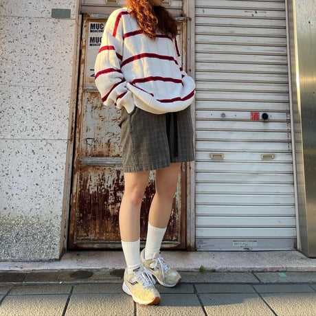 NAUTICA ボーダーコットンニット