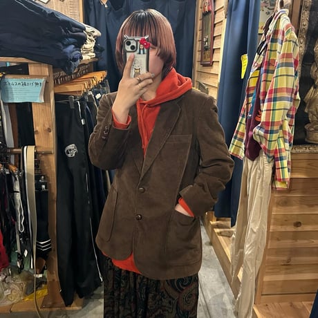 コーデュロイテーラードジャケット